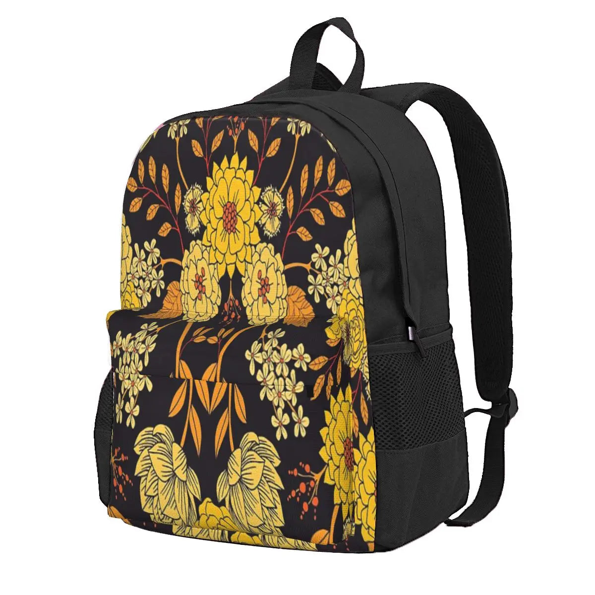 Yellow Orange & Navy 2 Backpacks Men's Backpacks Bags For Women