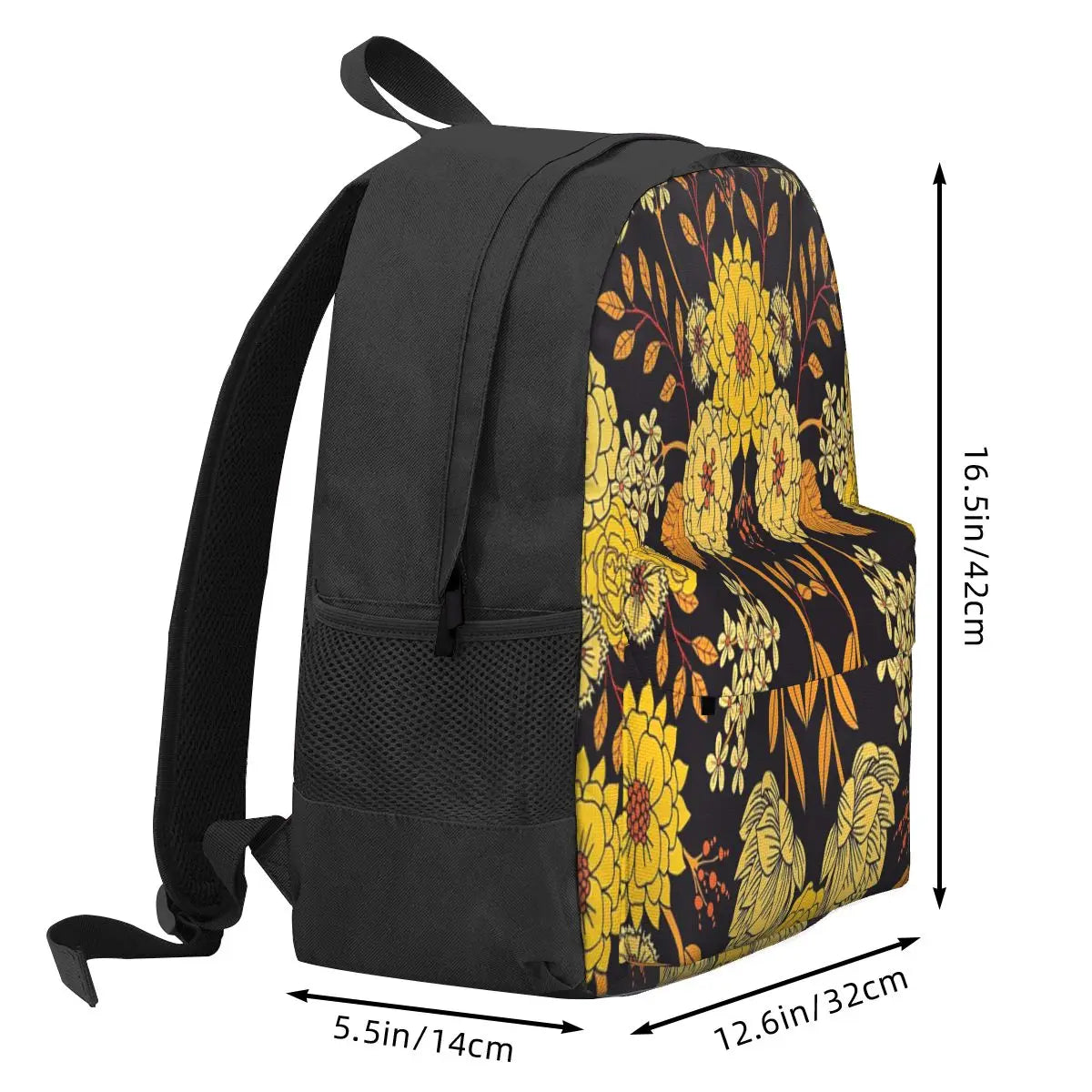 Yellow Orange & Navy 2 Backpacks Men's Backpacks Bags For Women