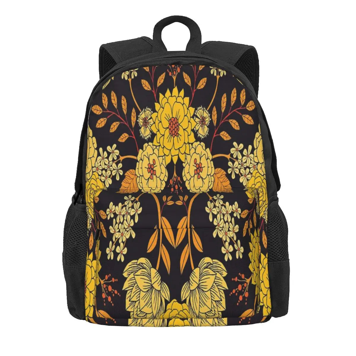 Yellow Orange & Navy 2 Backpacks Men's Backpacks Bags For Women