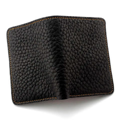 Yellow Stitch Soft Leather Wallet Men Teen Fashion Purse