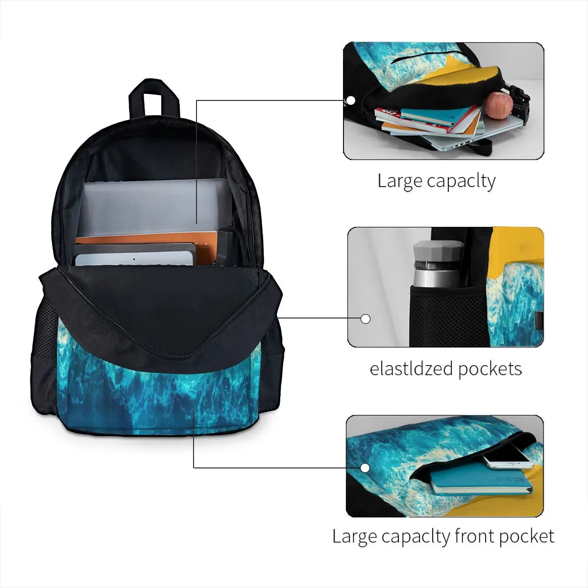 Yellow Tide Backpacks Men's & Women's Bags