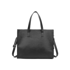 Men's PU Leather Tote Bag Business Handbag Briefcase