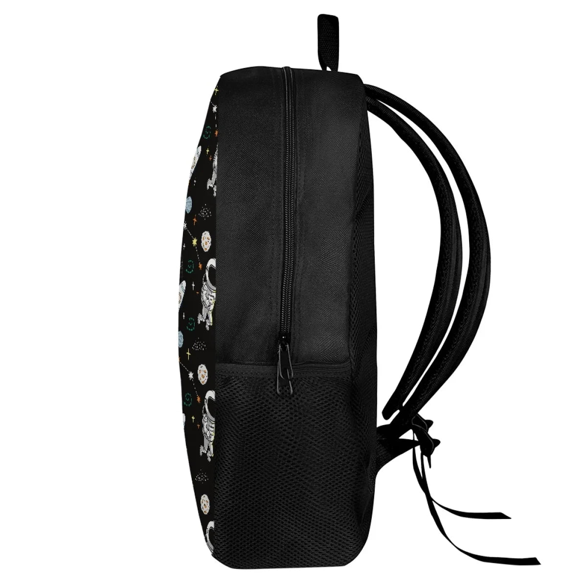 17 Inch Student Backpack Universe Astronaut SpacePlanet Print School Bags