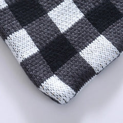 Lattice Woven Shoulder Bags Large Capacity Tote Winter Autumn Big Purses