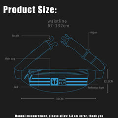 Female Sports Waterproof Chest Handbag Unisex Waist Bag
