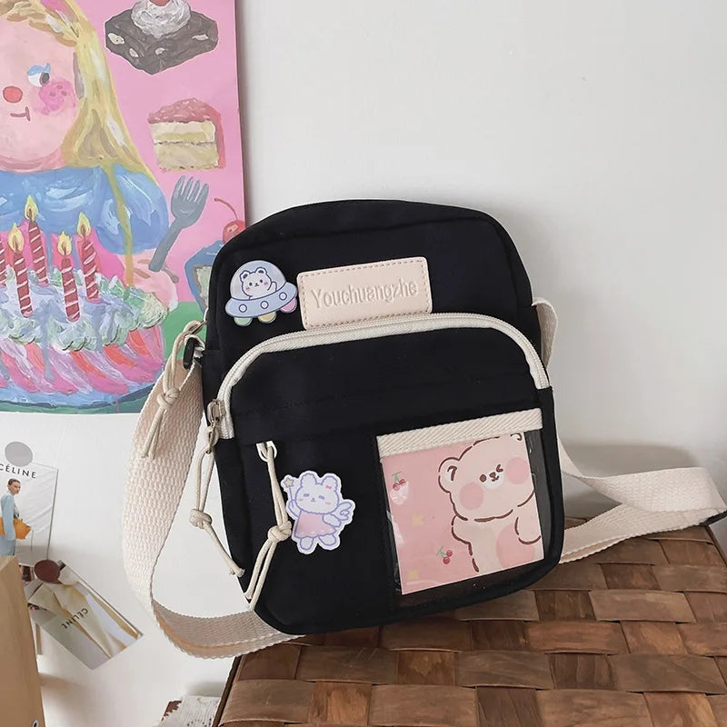 Cute Cartoon Water Repellent Shoulder Bag for Girls