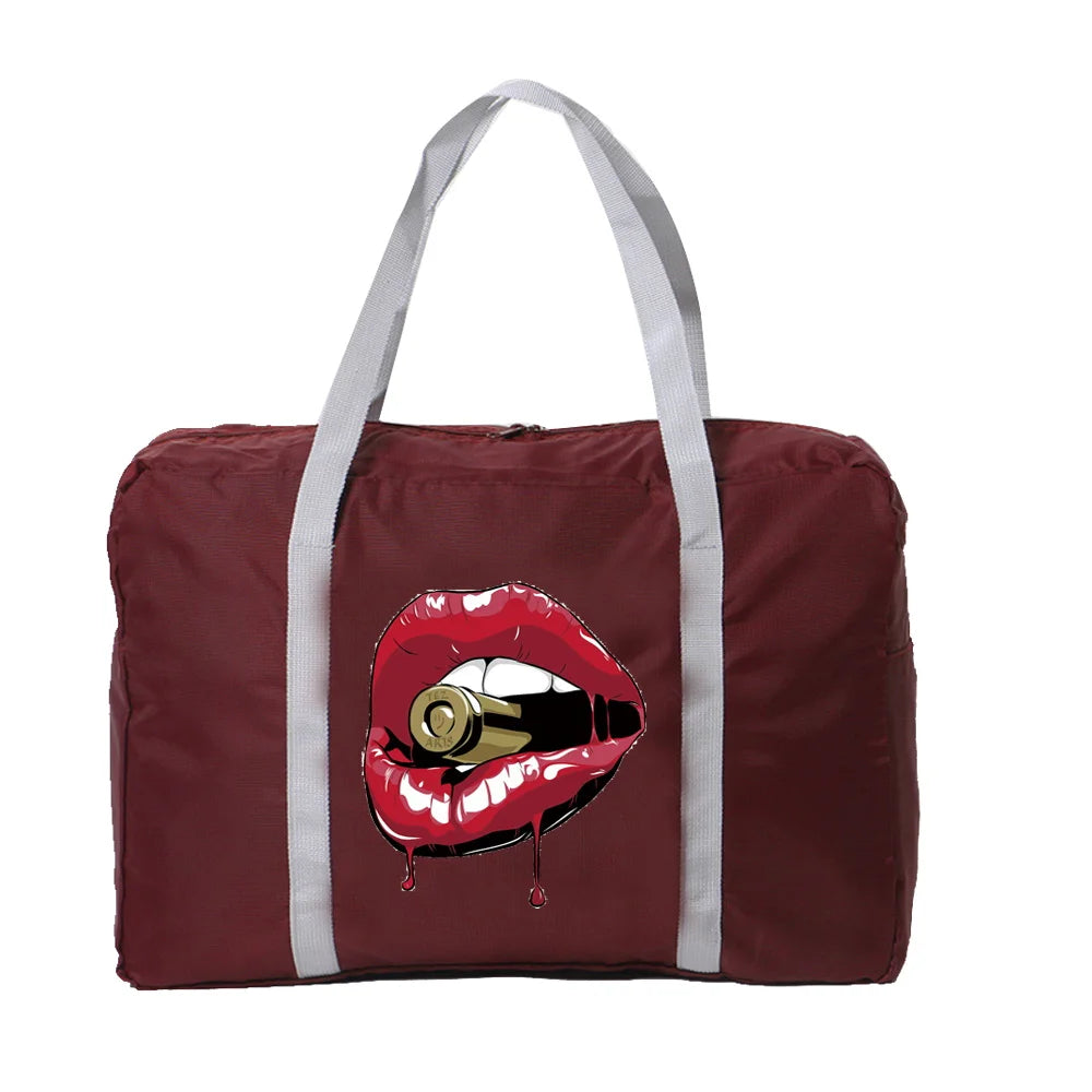 Yoga Storage Duffle Bag Leisure Women Foldable Travel Waterproof