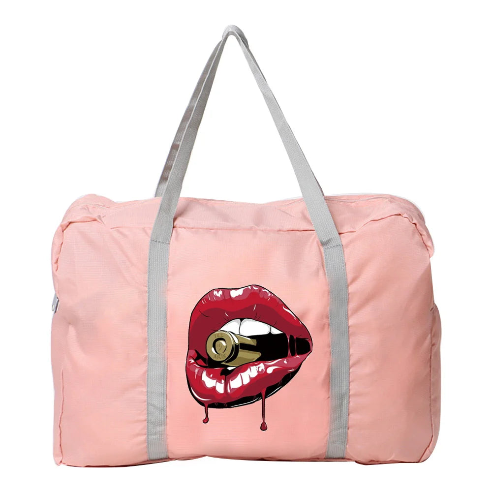 Yoga Storage Duffle Bag Leisure Women Foldable Travel Waterproof