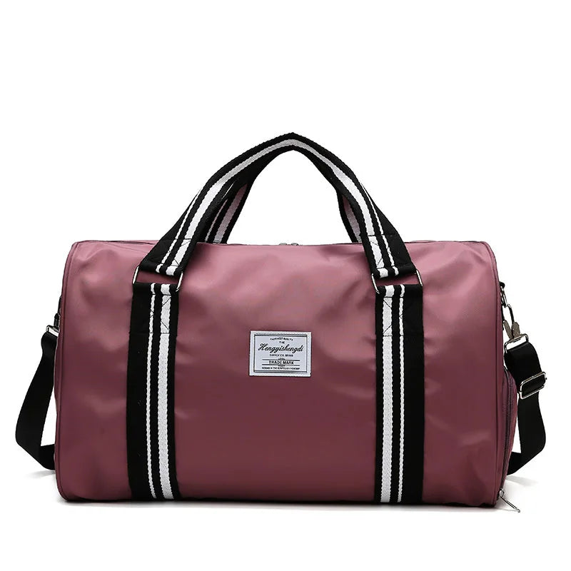 Yoga Gym Bag with Shoe Compartment and Wet-Dry Separation