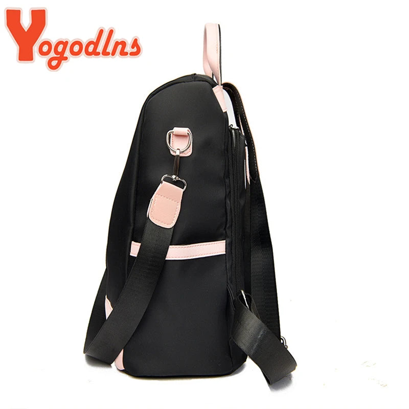Oxford Backpack Women Large Capacity Travel Rucksack