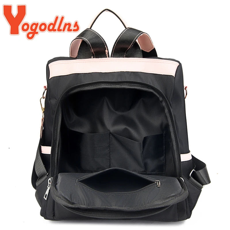 Oxford Backpack Women Large Capacity Travel Rucksack