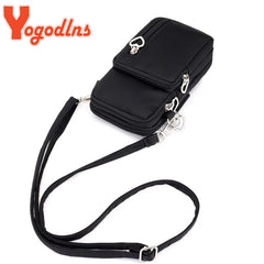 Waterproof Nylon Crossbody Bag for Women Multifunction Small Bag