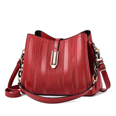 Commuter Bucket Bag Female Big Capacity Shoulder Messenger Crossbody Bag