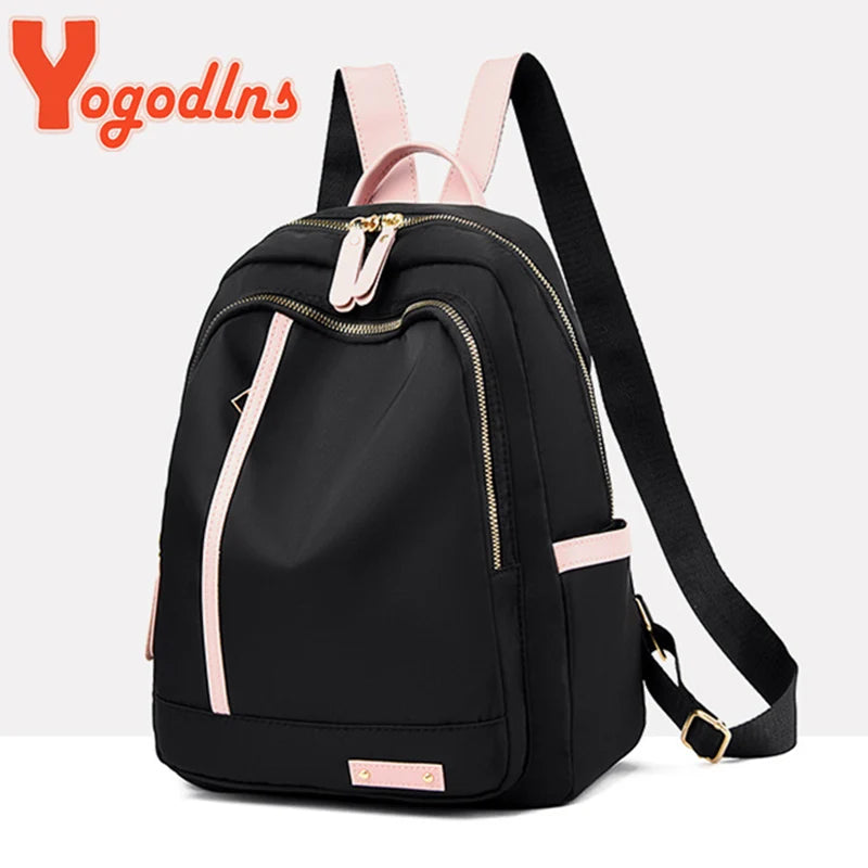 Oxford Backpack Women Large Capacity School Bags Waterproof Travel Rucksack