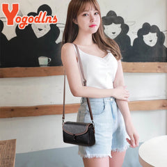 Vintage Square Crossbody Bag for Women Lady Lock Shoulder Bag