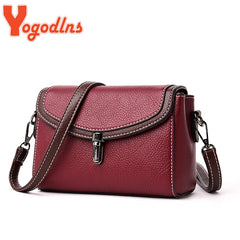 Vintage Square Crossbody Bag for Women Lady Lock Shoulder Bag
