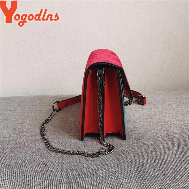 Retro Matte Patchwork Crossbody Bags for Women