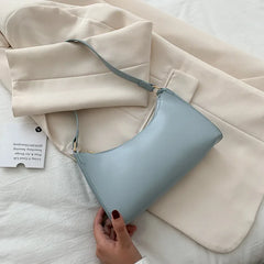 Women's PU Leather Shoulder Bag Handbag Lady Daily Pouch Bolso