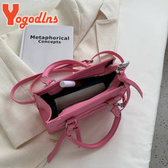 Texture Zipper Square Crossbody Bag for Women