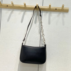 Women Shoulder Bag Underarm Handbag Solid Color Totes Bag