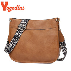 Vintage Bucket Bag PU Leather Crossbody Bags Casual Messenger Handbag