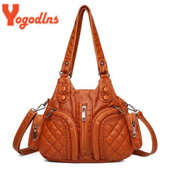 Vintage Women's Large Capacity Shoulder Messenger Bag