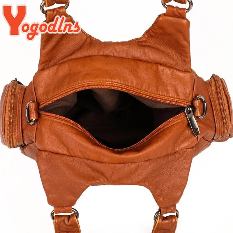 Vintage Women's Large Capacity Shoulder Messenger Bag