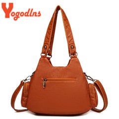 Vintage Women's Large Capacity Shoulder Messenger Bag