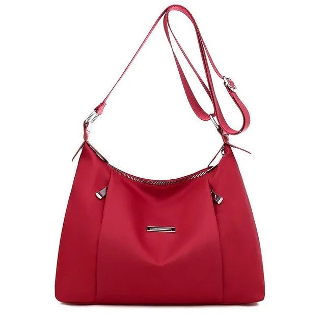 Waterproof Nylon Shoulder Bag Female Crossbody Bag Large Capacity Lady Handbag
