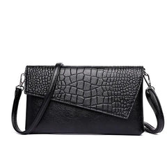 Women Crocodile Pattern Shoulder Bag Crossbody Small Purse