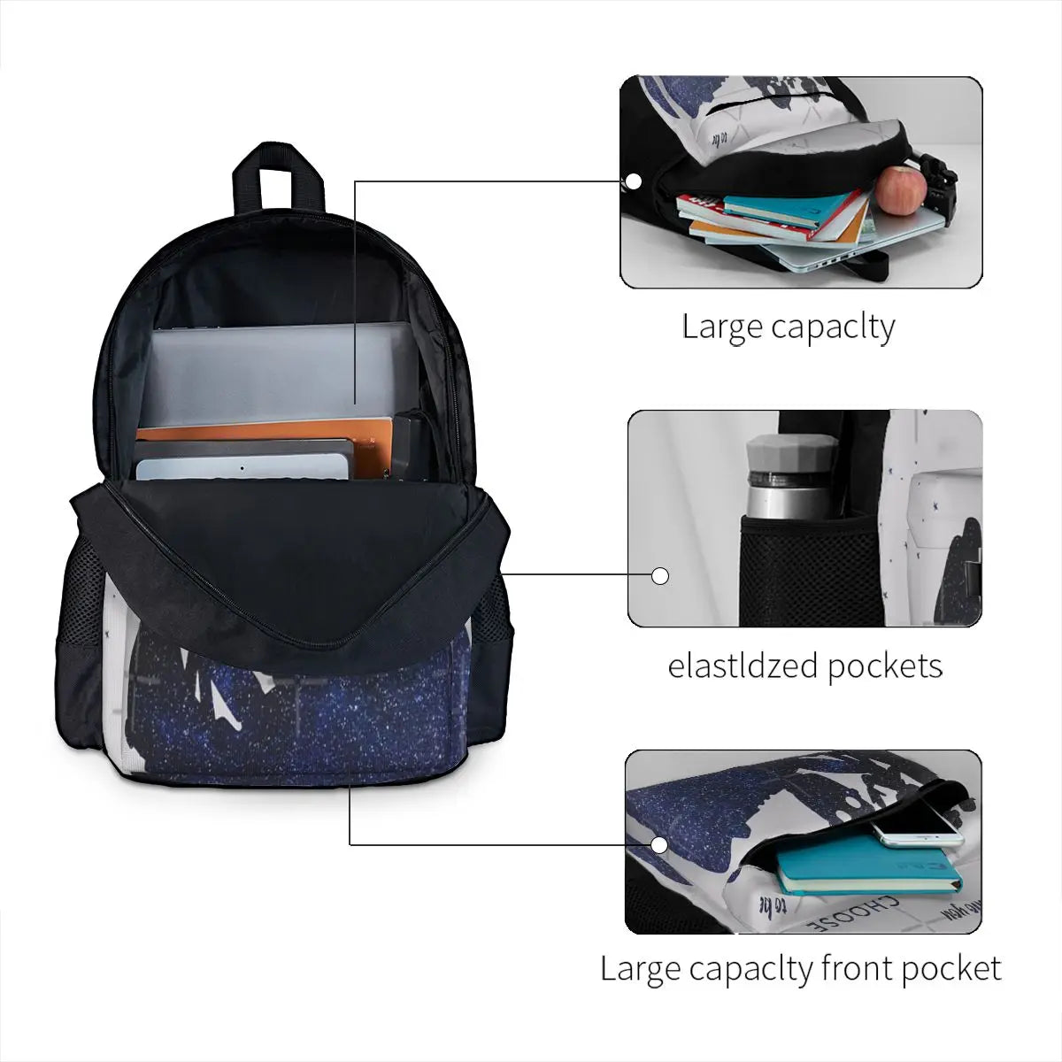 You Are Who You Choose Backpacks Men's Backpacks Bags For Women