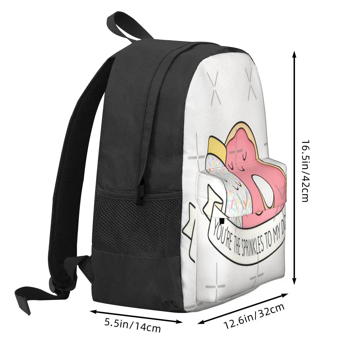 Sprinkles Donut Backpack Men's Women's Kids