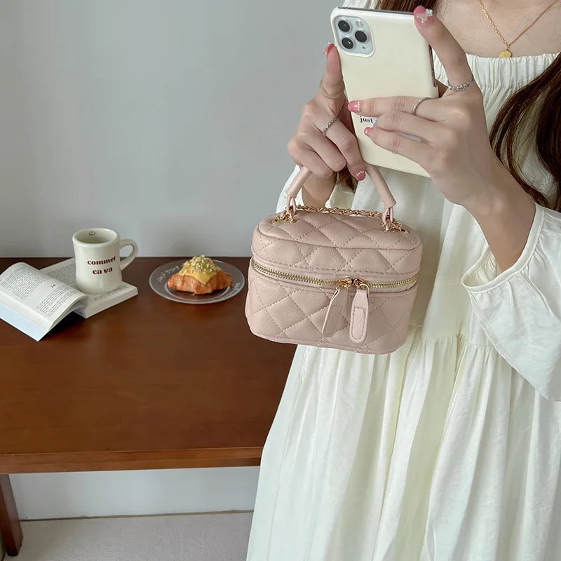 Mini Rhombus Chain Bag Shoulder Messenger Small Bag Casual Waterproof
