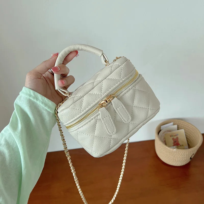Mini Rhombus Chain Bag Shoulder Messenger Small Bag Casual Waterproof