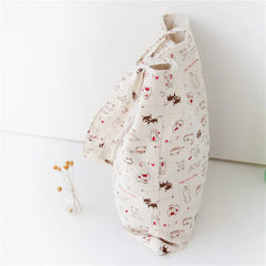 Cat Canvas Handbags Preppy Style Ladies Tote Shoulder Bag