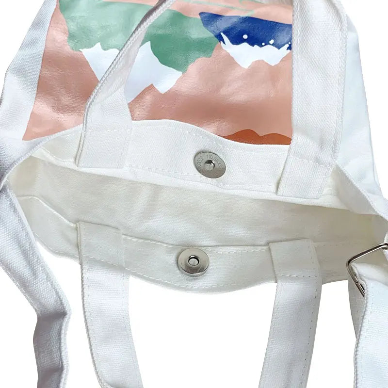 Canvas Shoulder Diagonal Bag Small Square Bag for Mobile Phone