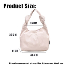 Women Nylon Hobo Bag Large Capacity Shoulder Bags Shopping Package