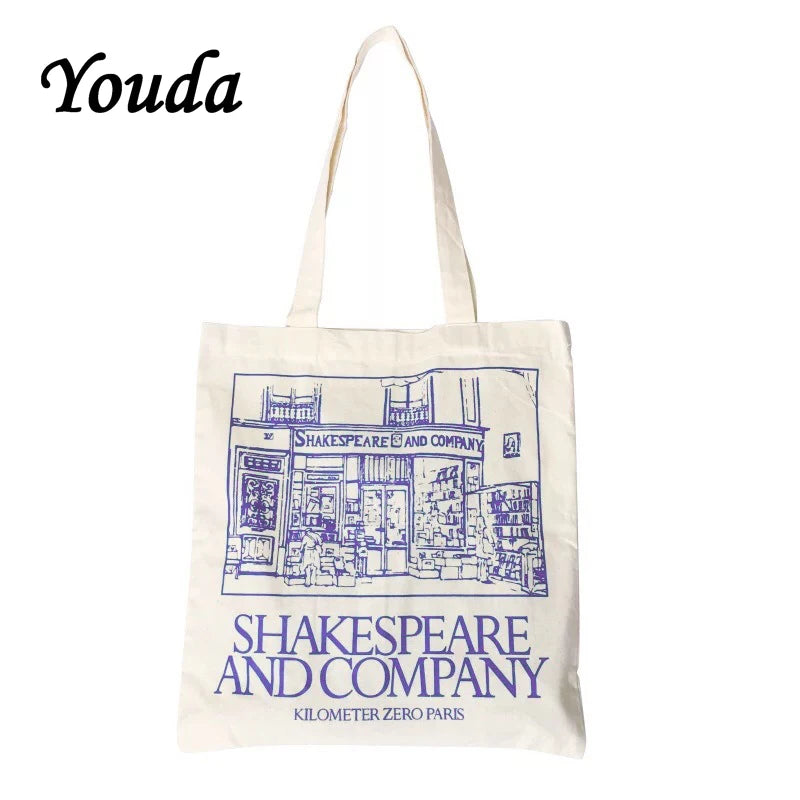 Casual Large Capacity Canvas Handbag Shoulder Bags