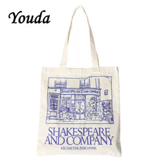 Casual Large Capacity Canvas Handbag Shoulder Bags