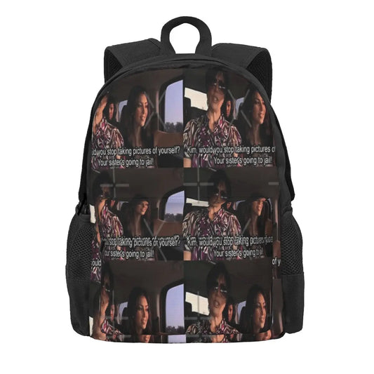 Sister's Jail Backpack Men's & Women's Kpop Handbag Children Bag