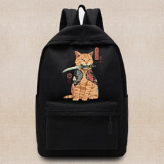 Japanese Cat Series School Backpack Unisex Travel Bag