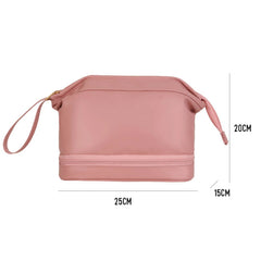 Yunduo Double-layer Cosmetic Bag Large-capacity Dust-proof Wash Bag