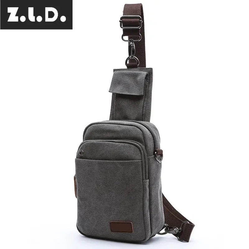 Z.L.D Large Capacity Canvas Messenger Bag