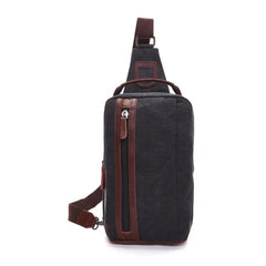 Z.L.D.Women's Canvas Shoulder Bag Casual Messenger Large Capacity Chest Bag