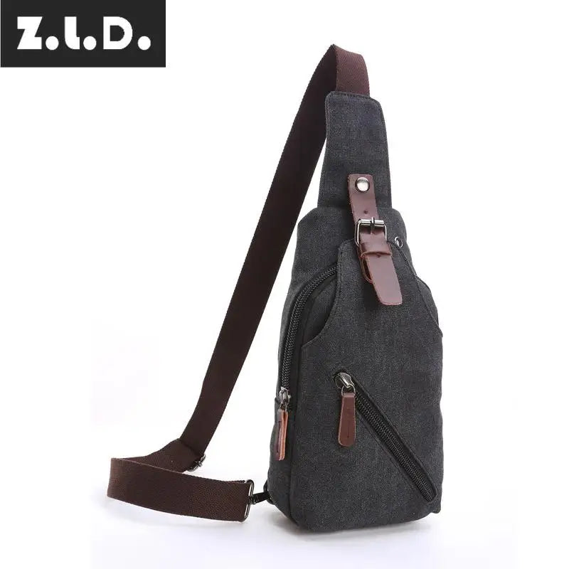 Z.L.D. Women's Canvas Shoulder Bag Casual Messenger Mini Square Bag