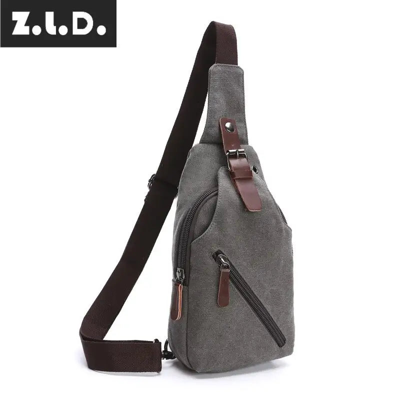Z.L.D. Women's Canvas Shoulder Bag Casual Messenger Mini Square Bag