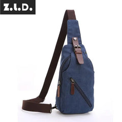 Z.L.D. Women's Canvas Shoulder Bag Casual Messenger Mini Square Bag