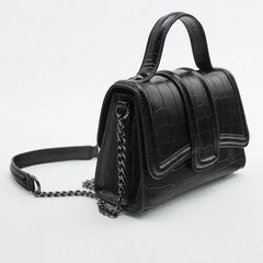 ZA Mini City Women's Bag Handbags Shopper Tote Bags Purse Stone Pattern