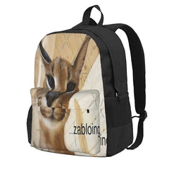 Zabloing Meme Backpacks Men's Women's Eco Friendly Female Backpacks