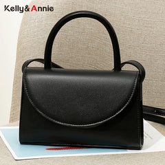 Women's Zip Pocket Shoulder Bag PU Leather Mini Crossbody